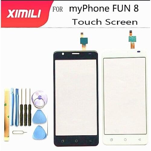 NEW Touch Screen Digitizer Panel Replacement For MYPHONE FUN 8 with tools
