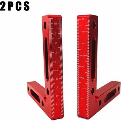 90 Degree Positioning Squares L Block Right Angle Clamps Woodworking Carpenter Tool Square Aluminium Alloy Tools for Carpentry