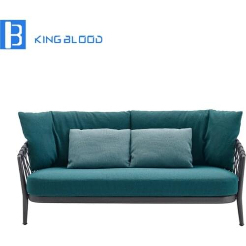 Rattan outdoor sofa furniture l-shape wicker sectional sofa set