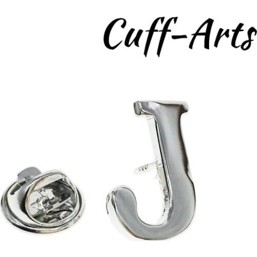 Cuffarts A-Z Letters Lapel Pin 2018 Alphabet Lapel Pin Badges Men Jewelry Brooch Lapel Pins For Women Or Men P10017