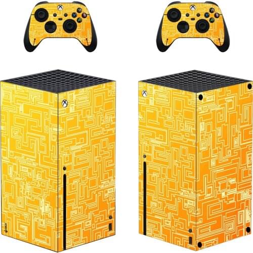 Line Style Xbox Series X Skin Sticker for Console & 2 Controllers Decal Vinyl Protective Skins Style 1