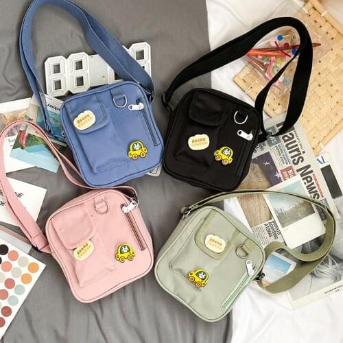 Handbags Shouder Bags for Women 2020 New Fashion Students School Bookbag Girls Cute Canvas Mini Messenger Bags Crossbody Bags