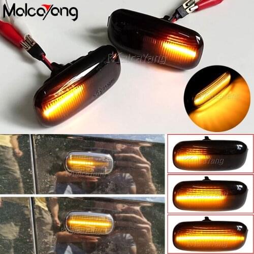 Side Marker Light LED Turn Signal Dynamic Sequential Indicator Blinker For Audi A3 S3 8P A4 S4 RS4 B6 B7 B8 A6 S6 RS6 C5 C7
