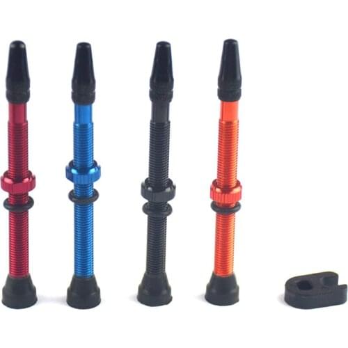 Bicycle Valve Mountain Road Bike Tubeless Valve Color FR Vacuum Valve Aluminum Alloy Tire Valve Core Bicycle Accessories