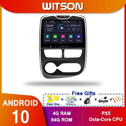 WITSON! Android10 Octa core PX5 BIG SCREEN CAR DVD player For RENAULT CLIO 2015 IPS SCREEN 4GB RAM 64GB ROM CAR GPS NAVIGATIO