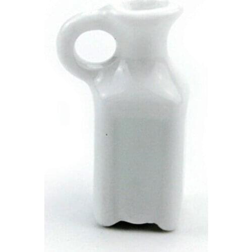 1Pcs 1/12 Dollhouse Mini Ceramics Flagon Teapot Wine Pot Model Toys Miniature Simulation Play Kitchen Doll House Accessories