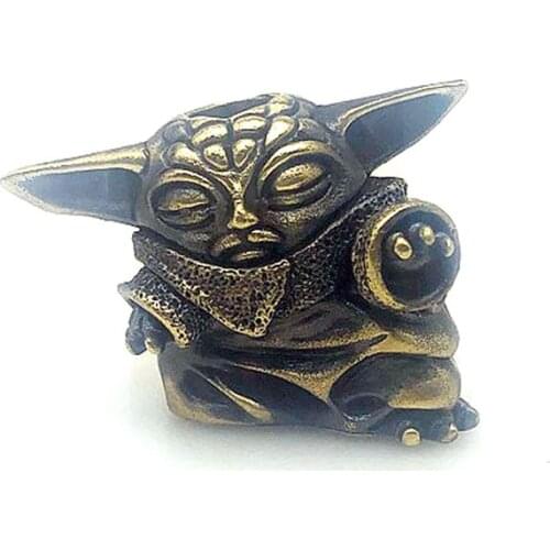 1 Pcs Outdoors DIY Tools EDC Brass Skull Knife Beads Lanyard Pendants Key Rings Accessories