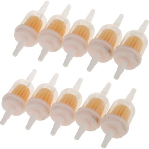 10pcs 1/4" 5/16" Pipe Universal Inline Gas Petrol Motorcycle Bike