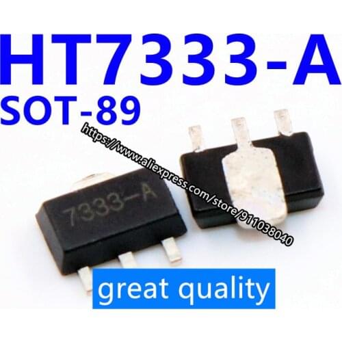 10PCS HT7333-A SOT-89 HT7333 SOT SMD new and original