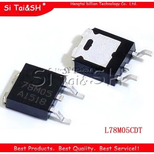 10pcs L78M05CDT TO252 L78M05 TO-252 78M05 POSITIVE VOLTAGE REGULATORS new and original