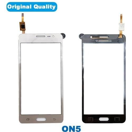 10Pcs Front Outer On5 LCD Glass TouchScreen For Samsung Galaxy On5 G5500 G550 G550FY Touch Screen Digitizer Panel Sensor