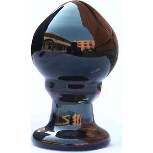 2018 glass anal plug 62mm diameter huge big anal balls butt plugs anus dilator expander adult sex toys for woman large buttplug