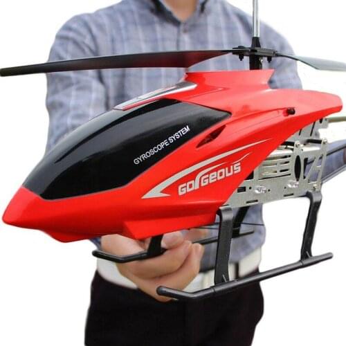 3.5CH 80cm Super Large helicopter remote control aircraft anti-fall rc helicopter charging toy drone model UAV outdoor fly