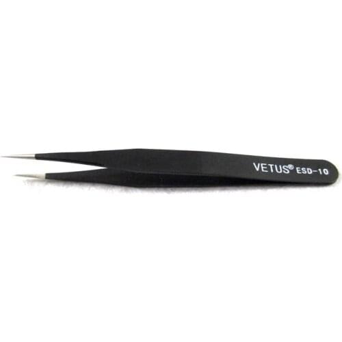 Anti-static tweezers VETUS BGA Precision ESD stainless steel SMD reworking soldering hand tools