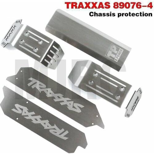 RC car TRAXXAS 89076-4 1/10 maxx bumper Chassis Armor Protection Skid Plate for Traxxass maxx option upgrade