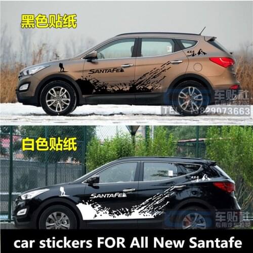 Car Sticker FOR Hyundai All New Santafe Door Body Exterior Decoration Modification Sticker Santafe Modification Supplies