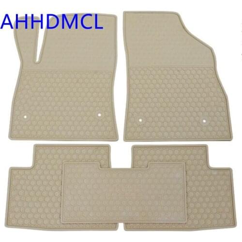 Car Rubber Mats Floor Mats Anti Slip Mat Carpet Feet Pads Custom Fit For Chevrolet Cruze 2015 2016 Left Hand Drive