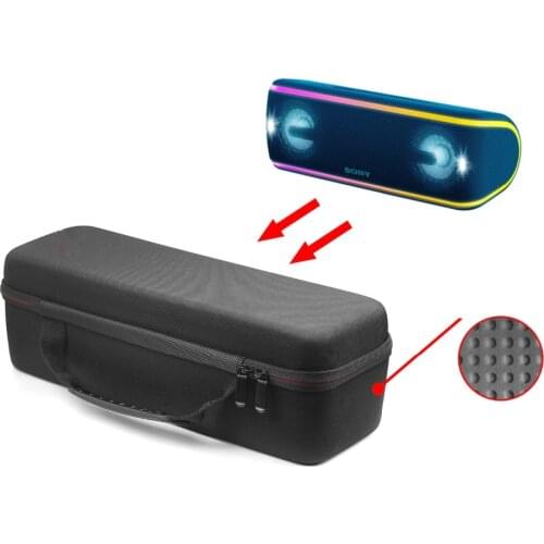 EVA Black Hard Case Cover for Sony XB41 Travel Case Bag Case for Sony SRS-XB41 Stereo Portable Wireless Bluetooth Speaker