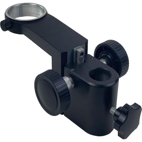 Stereo Microscope Focus Arm Holder Bracket Lens Lifting Stand Focusing Mechanism 50mm Diameter 10A Microscope Head Bracket