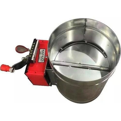 Stainless steel electric damper 100/150/200/250mm air flow control valve motorized air valve duct valve air ventilation valve