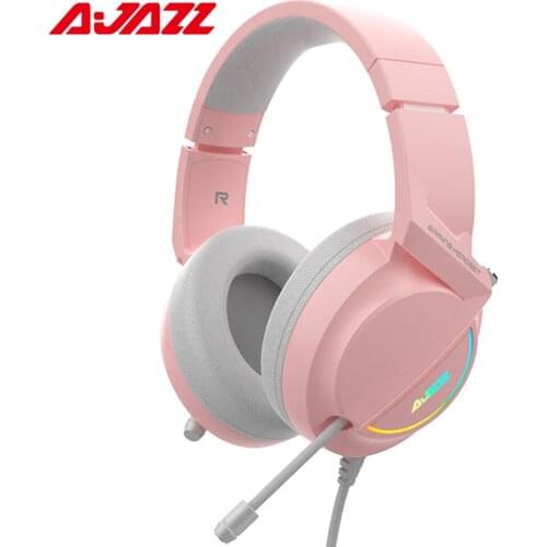 Ajazz AX365 7.1 Channel Surround Gaming Headset Noise Cancelling Retractable MIC Headphone Earphone Soft Ear Cups 50mm Drivers