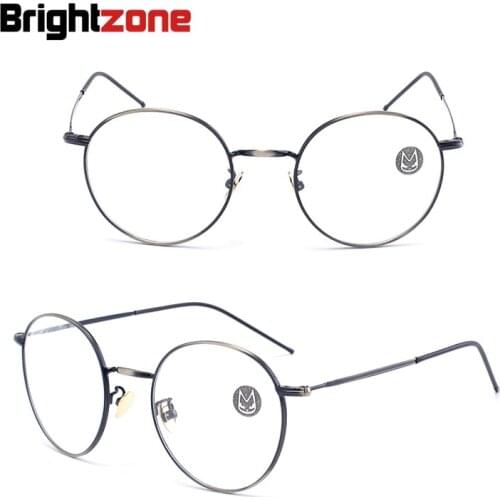 Hot 2017 Unisex Brillen Frames Metal Ovale Retro Bijziendheid Bril Brilmontuur Clear Mode Bril Drop Schip