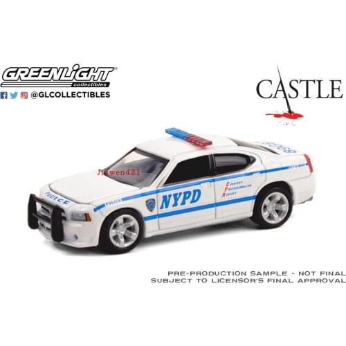 GreenLight 1:64 2006 Dodge (NYPD) boutique alloy car toys for children kids toys Model original box