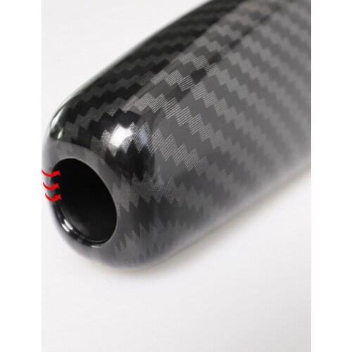 Car Mounted Carbon Fiber Handbrake Cover Interior Handbrake Gear Protection Cover Modified Accessories for 15-20 Ford Mustang