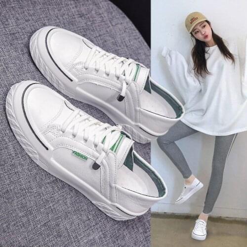 Small White Shoes Womens Spring 2021 New Womens Shoes Spring and Autumn Single Shoes Flat Shoes Sneakers Women