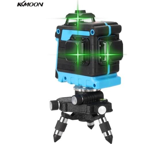 KKMOON Multifunctional 12 Lines Self-Leveling 3D Laser Level 360 Instrument Vertical Horizontal Crosslight Construction Tools