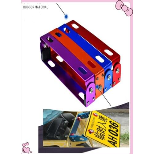 Motorcycle Automobile Adjustable Angle Metal License Plate Holder Bracket for SUZUKI GSF600 Bandit GS1000