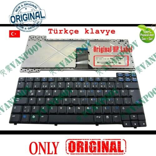 New TR Tastatur Notebook Laptop keyboard for HP nc8000 nw8000 Black Turkish - NSK-C380T 338686-141 341520-141