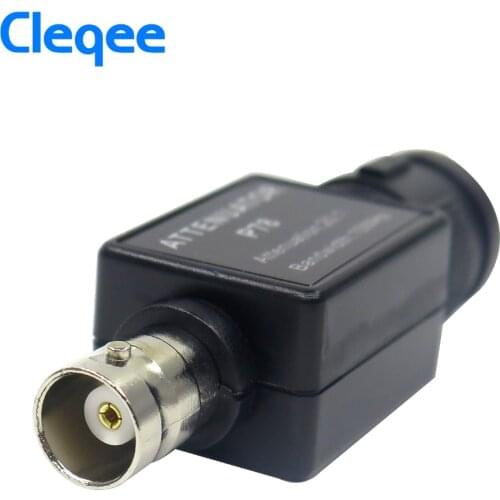 NEW Cleqee P78 20:1 Signal Attenuator 10MHz Bandwidth Oscilloscope Accessories BNC Adapter Oscilloscopio HT201 Upgrade Version