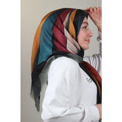 POLOİST LINEN FLAMLI SCARF DESEN-335 - RENK-07