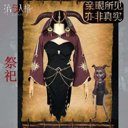 Priest Gilman Fiona Cos New Game Identity V Cosplay Woman Priest Cosplay Costume Set Halloween Costume