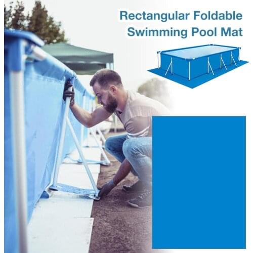 480*280CM Swimming Pool Rectangular Ground Cloth Dustproof Floor Cloth Mat Pool Square Ground Cloth For Outdoor Garden