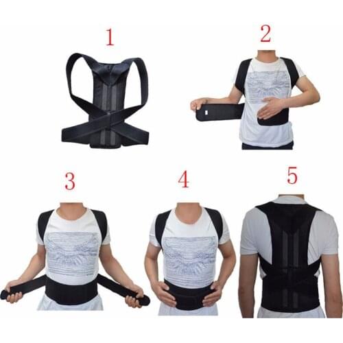 Adjustable Double Pull Posture Corrector Orthopedic Men Women Back Support Braces Shoulder Back Corrector Health Care Band Belt