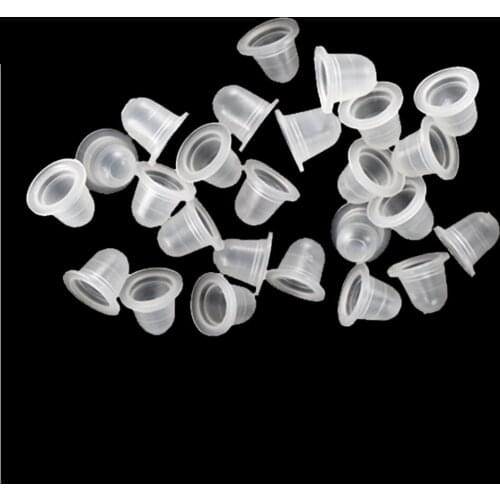 400pcs Silicone Tattoo Ink Cup Big Small For Permanent Tattoo Makeup Eyebrow Makeup Pigment Container Cups Disposable Accesories