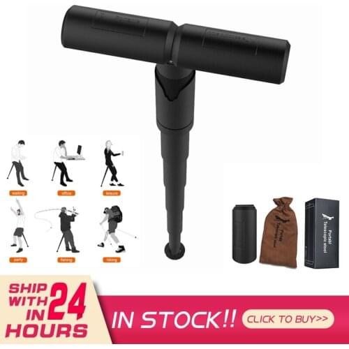 Outdoor Queuing Artifact Folding Stool Portable Travel Queuing Mini Telescopic Stool Portable Seat Three Gears Adjustable Chairs