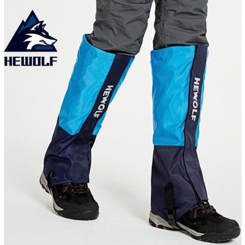 Hewolf Outdoor Gaiters Leg Warmers Men Calf Sleeve Snowfield Desert Walking Cycling Waterproof Anti Dirt Warm Gaiters Unisex SML