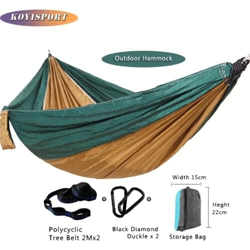 Outdoor Hammock Sports Home Travel Camping Swing Canvas Hang Bed Portable Garden Hammock