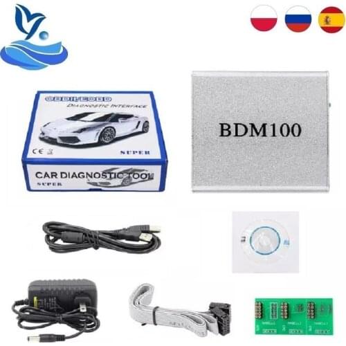 V1255 BDM100 Universal Car Diagnostic Tool Auto ECU Reader Programmer BDM 100 V1255 OBDII/EOBD ECU Chip Tuning Tool