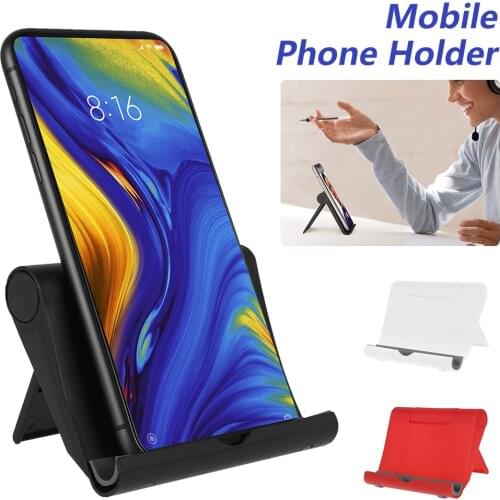 Universal Mobile Phone Stand Holder Desk Mount Cradle Table Cell Phone Support Holder Rack for Ipad Samsung IPhone X XS Max