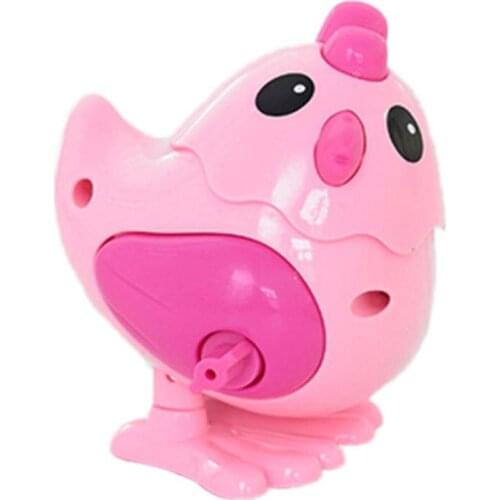 Funny Cartoon Attractive Stylish Practical Multi-occasional Chick Duck Bee Wind Up Clockwork Educational Kids Newborn Spring Toy