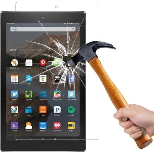 1-4Pcs for Fire HD 10 2021 Screen Protector, Anti-Scratch Tempered Glass Film for Kindle Fire HD 10 10.1 Inch Tablet Film