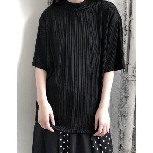 Big Yamamoto dark design top simple texture T-shirt new simple short sleeve 2021 summer