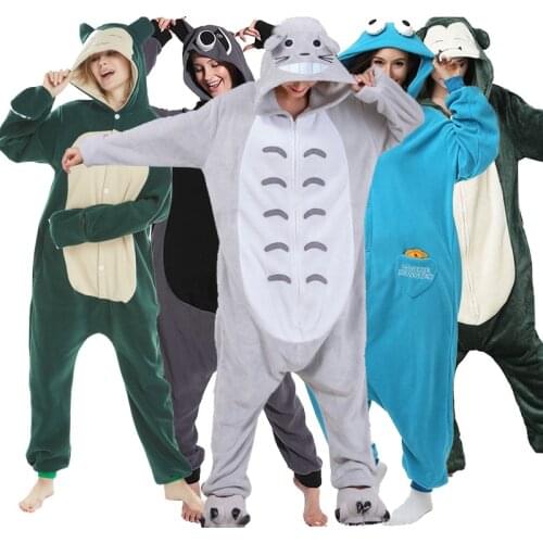 XXL 180-200CM Men One-Piece Pajamas Cartoon Onesies For Adults Animal Kigurumi Sonic Pijama Sleepwear Totoro Cosplay Costume