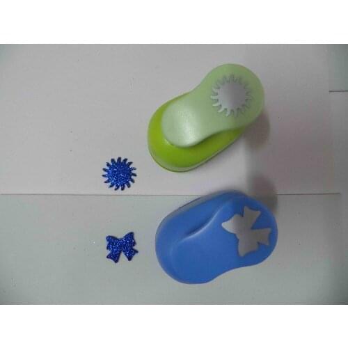2pcs(2.5cm) sun and bowtie shape craft punch set Punch Craft Scrapbooking school Paper Puncher eva hole punch free shipping