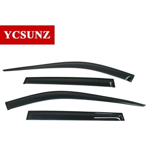 ABS black Side Door Window Visor For Toyota Rav4 2020 2021 4pcs Sun Guard Weather Shields Window Deflectors