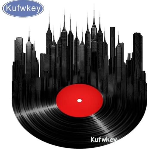 DIY 5D Diamond Mosaic Music CD city villa Handmade Diamond Painting Cross Stitch Kits Diamond Embroidery Pattern Rhinestone